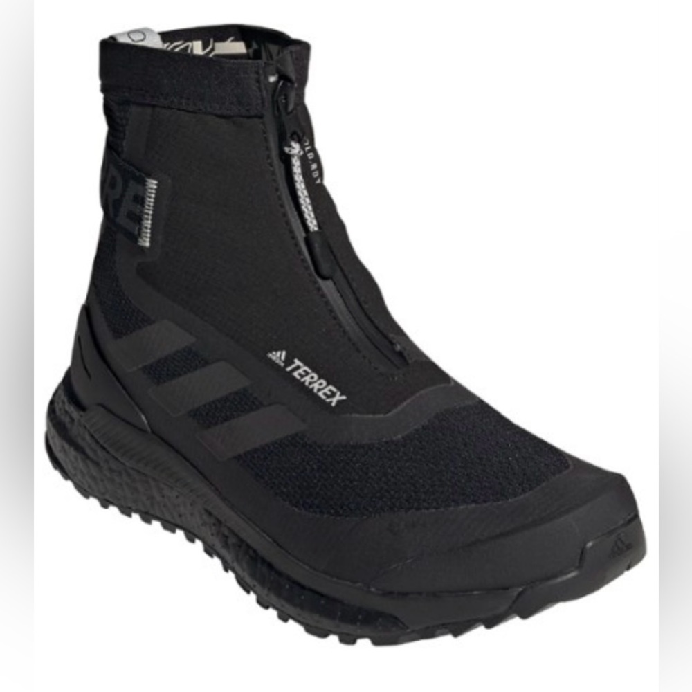 Terrex Free Hiker Cold.rdy Hiking Shoes women’s Size 8 Black Metal Gray